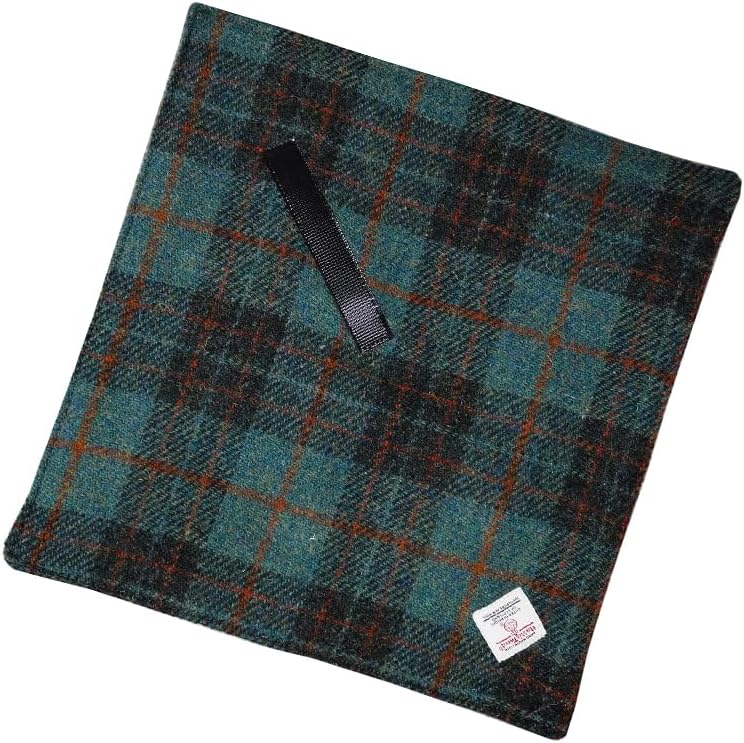Harris Tweed Camera Wrap, 31x31cm (12.2 inch), Magic Self-Adhesive Protective Cloth with Microfiber Suede Inner, Anti-Scratch Lens Wrapper for DSLR/Camera/Lens/Phone/Accessories(No.885)